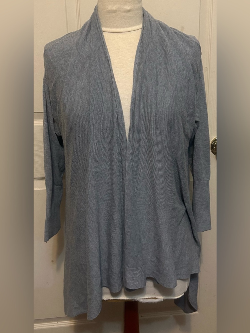 Worthington large  grey Open-Front Women's Cardigan